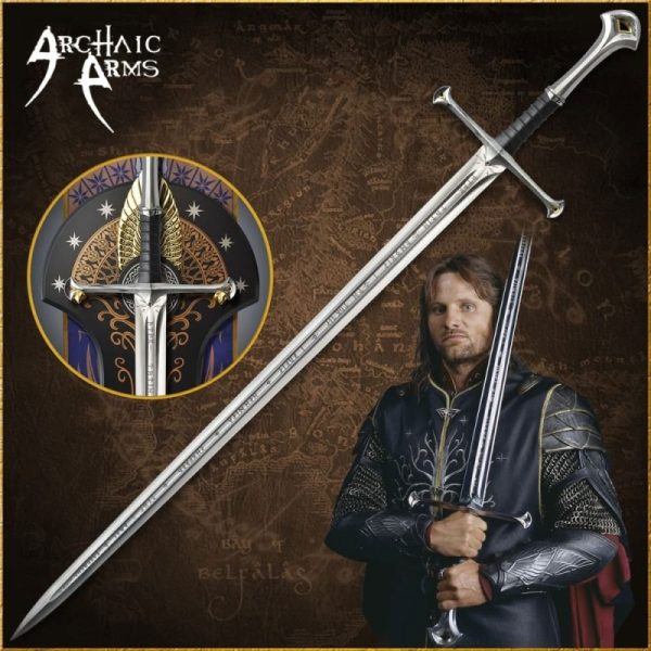 Anduril Sword Museum Collection Replica - Authentic Lord of the Rings Collectible