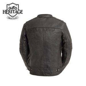 Men's Leather Motorcycle Jacket