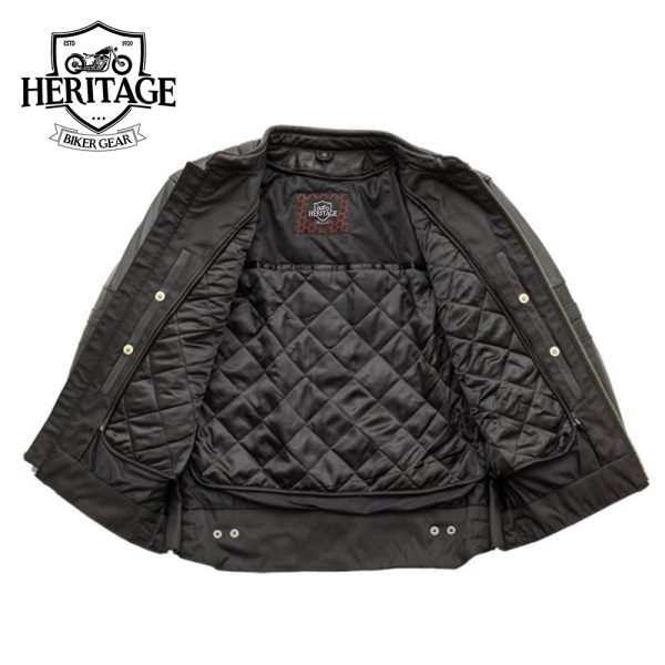 BiTurbo - Men's Leather Motorcycle Jacket