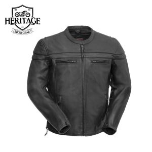 Maverick Men's Motorcycle Leather Jacket