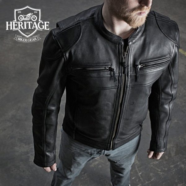 Nemesis Men's Motorcycle Leather Jacket