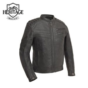 BiTurbo - Men's Leather Motorcycle Jacket