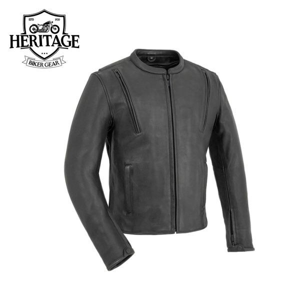 Revolt Men's Motorcycle Leather Jacket