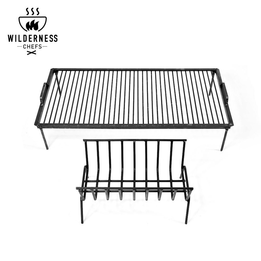 Argentine Iron Grill Set + Brazier By Wilderness Chefs