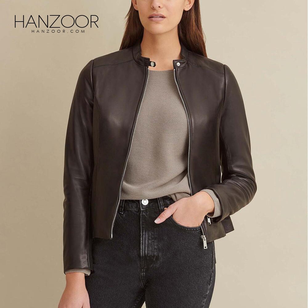 Women’s Classic Black Leather Jacket