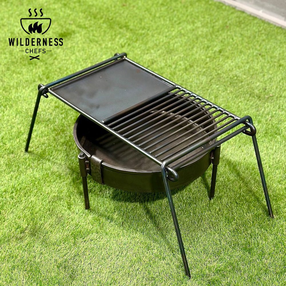 Combo set. Grill + Fire Tray + Bag, cooking equipment