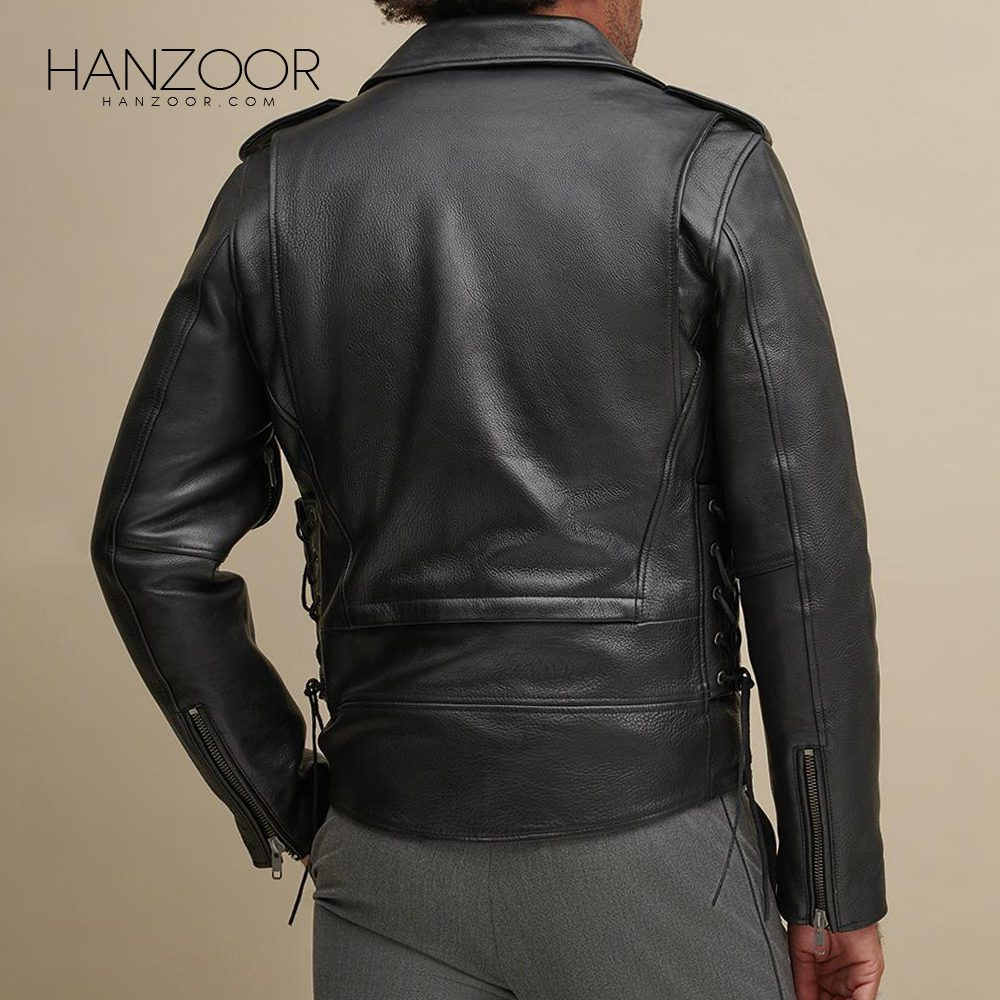 Men’s Black Leather Rider Jacket