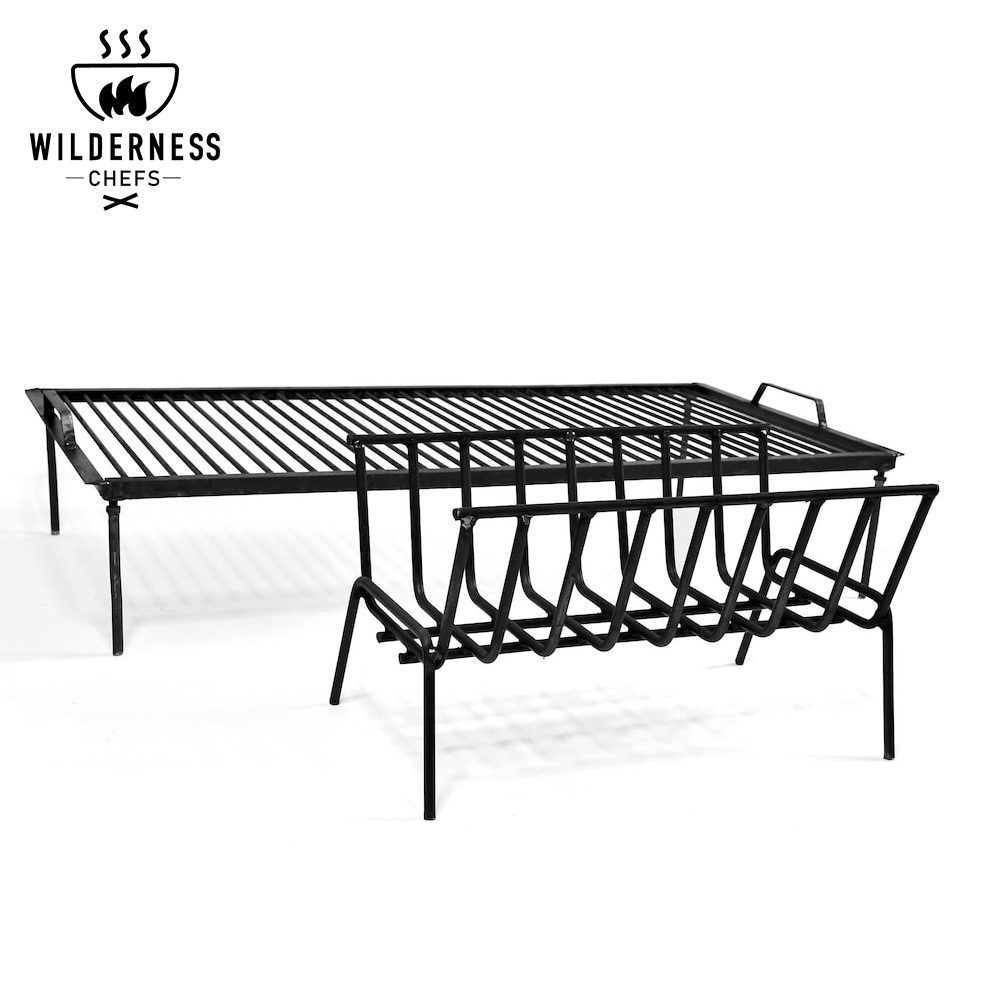 Argentine Iron Grill Set + Brazier By Wilderness Chefs