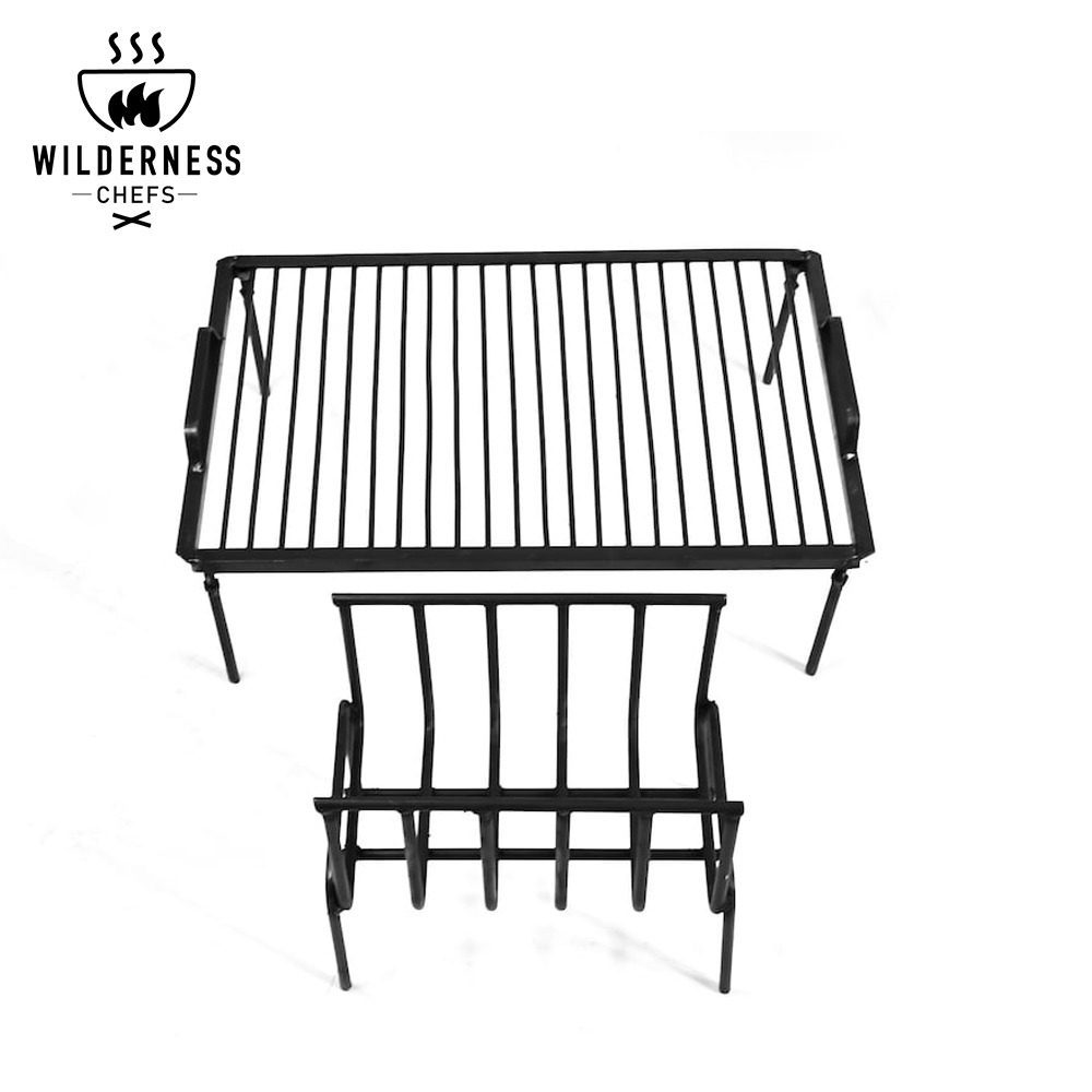 Argentine Iron Grill Set + Brazier By Wilderness Chefs