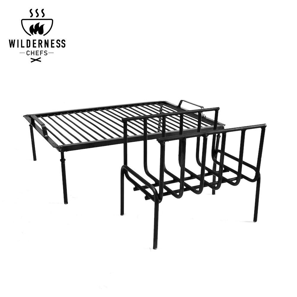 Argentine Iron Grill Set + Brazier By Wilderness Chefs