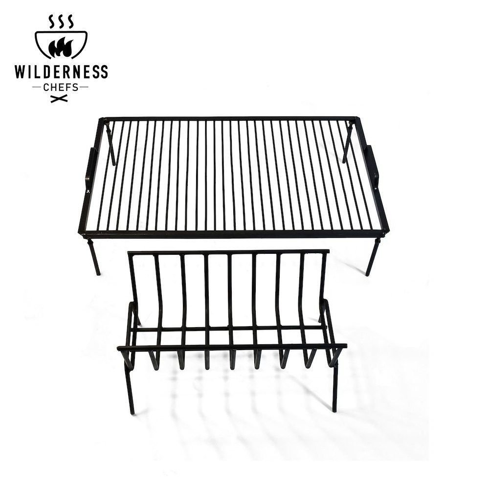 Argentine Iron Grill Set + Brazier By Wilderness Chefs