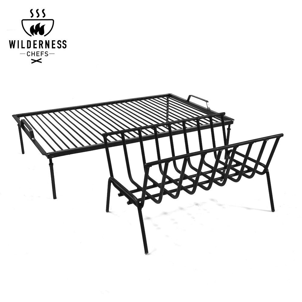 Argentine Iron Grill Set + Brazier By Wilderness Chefs