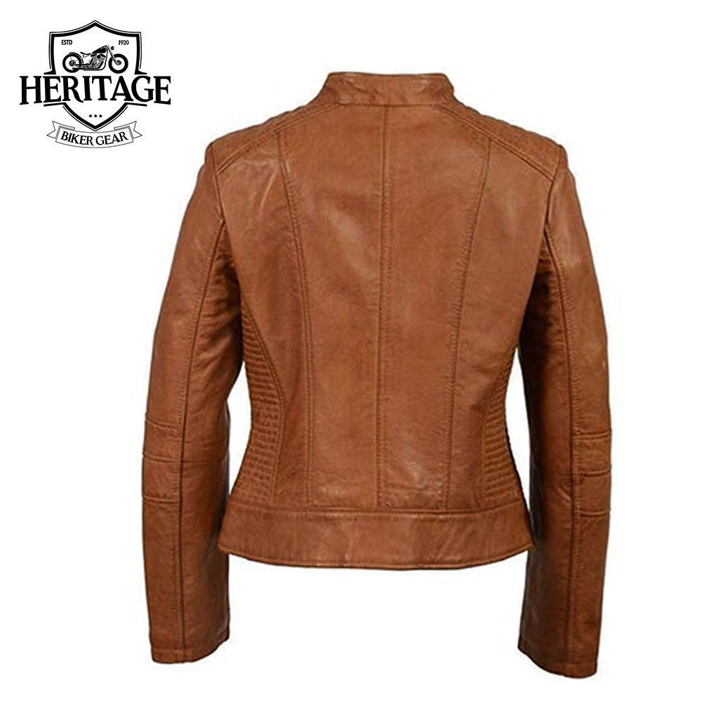 Heritage Biker Gear Women's Premium Leather Jacket