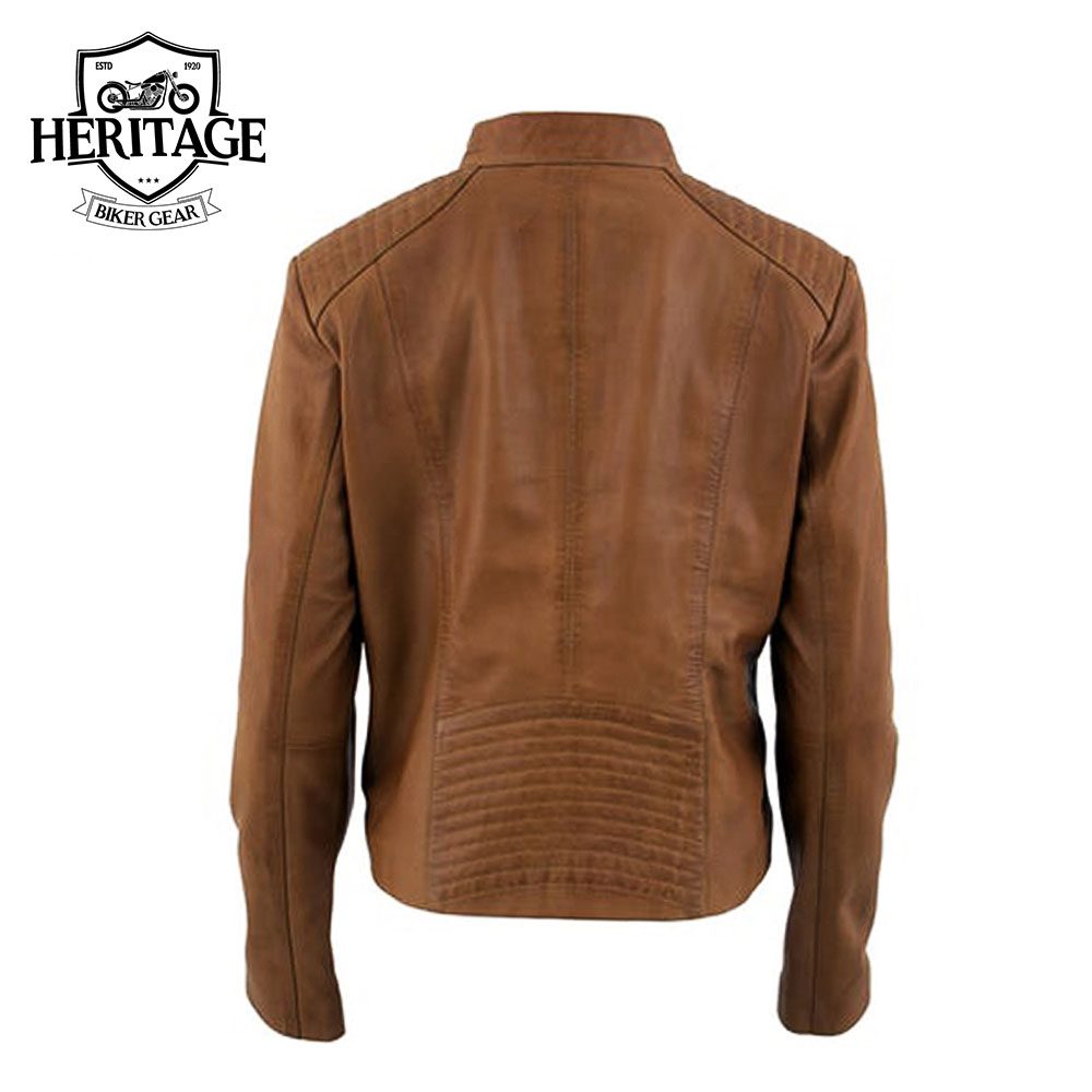 Gal Ladies Scuba-Style Motorbike Leather Jacket