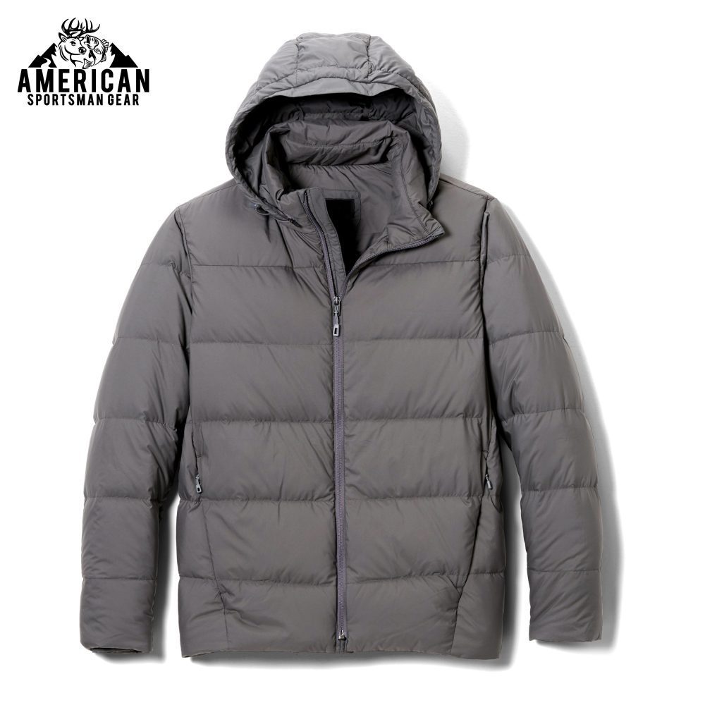 Silent Down Jacket Men's Forge Grey