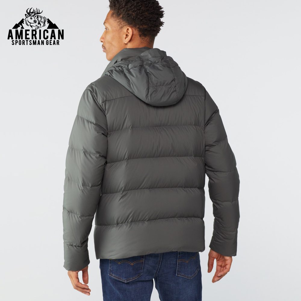 Silent Down Jacket Men's Forge Grey