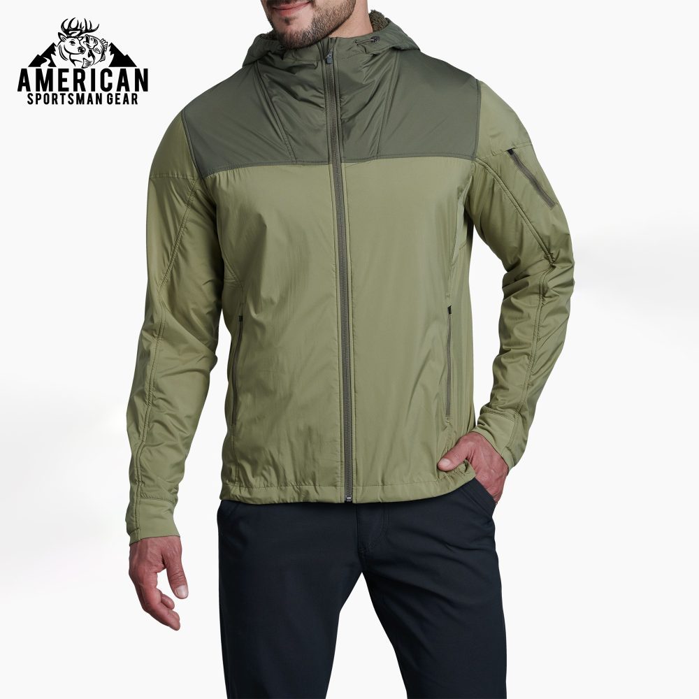 Insulated Hoodie Men's Spanish Moss Hiking Jacket