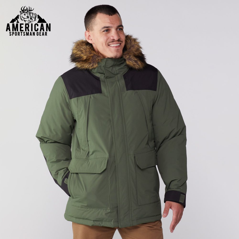 McMurdo Down Parka Men's Thyme/TNF Black Hiking Jacket