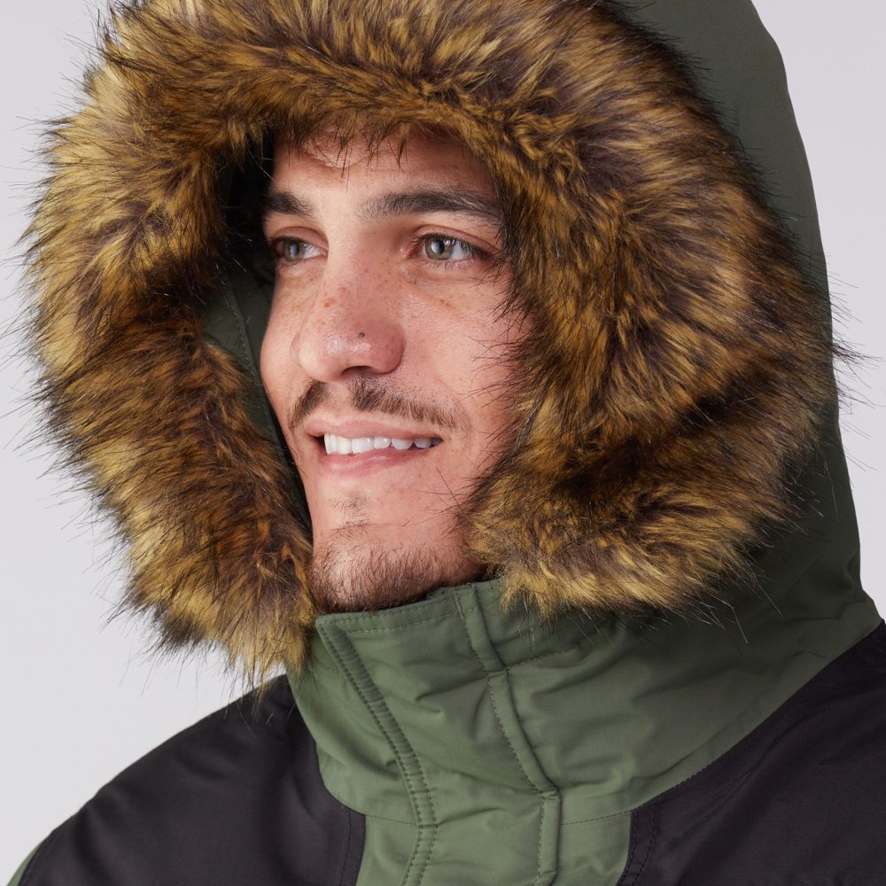 McMurdo Down Parka Men's Thyme/TNF Black Hiking Jacket