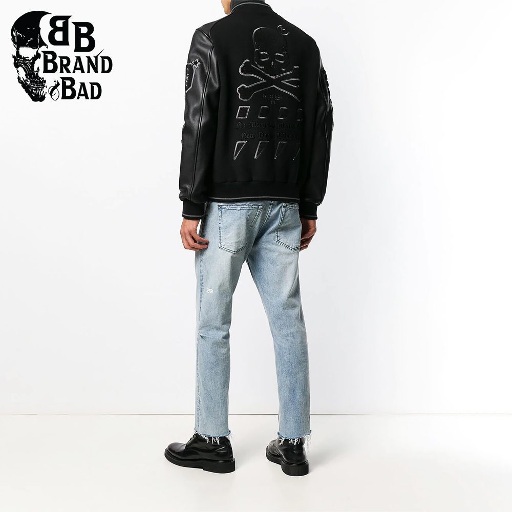 BB logo patch bomber jacket For Men’s