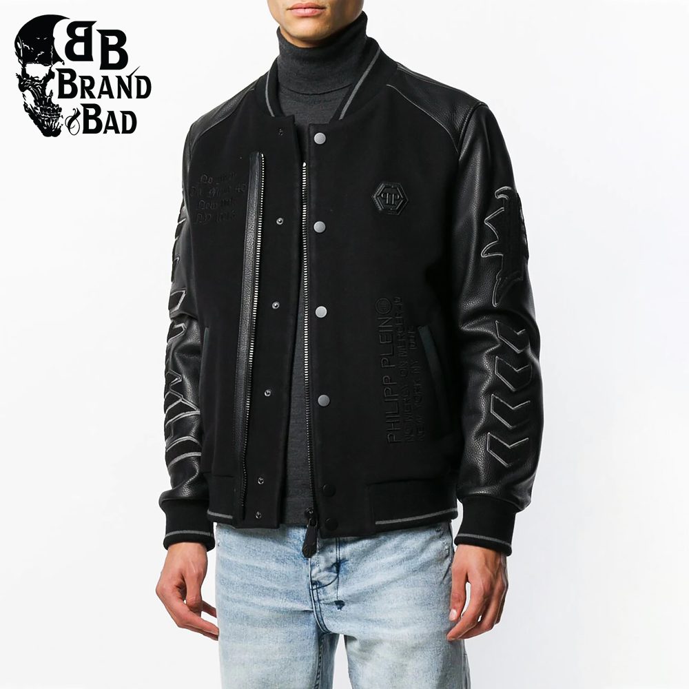 BB logo patch bomber jacket For Men’s