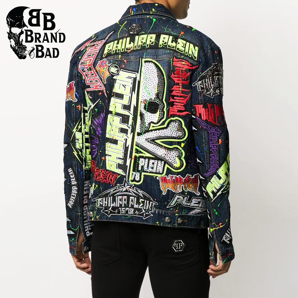 BB Rock Embellished Denim Jacket For Men’s