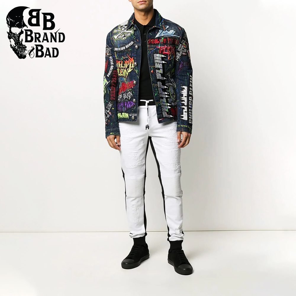 BB Rock Embellished Denim Jacket For Men’s