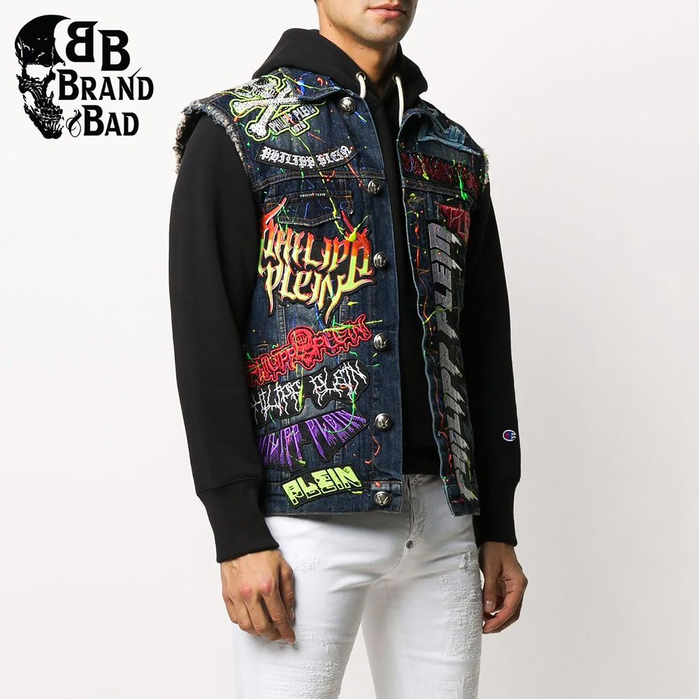 BB Rock denim gilet For Men’s