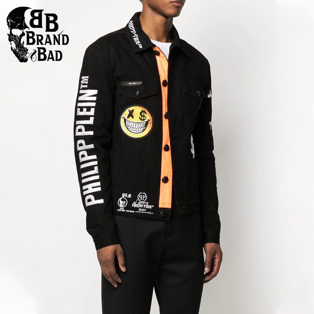 BB Smile emoji denim jacket For Men’s