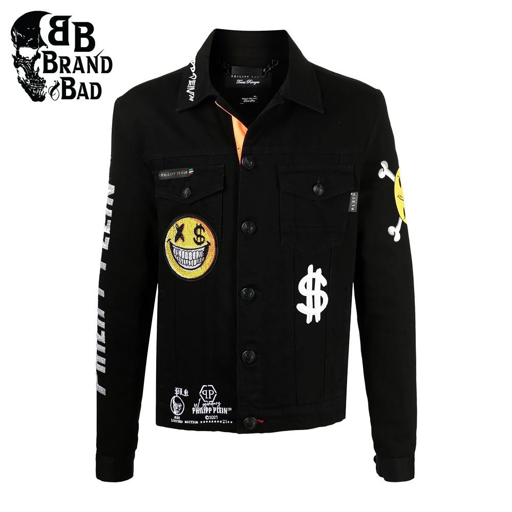 BB Smile emoji denim jacket For Men’s