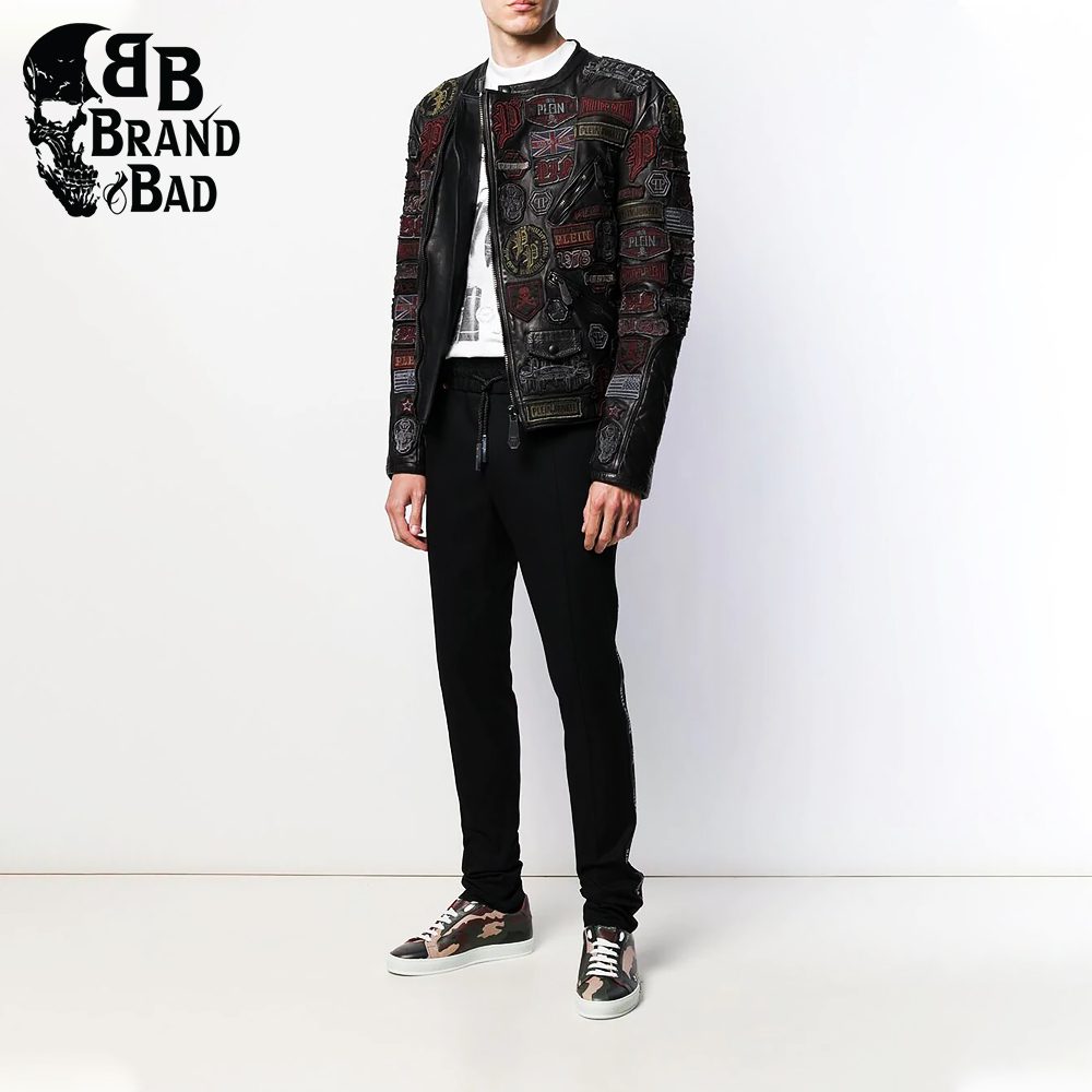 BB Perfect Patches Biker Jacket for Men’s