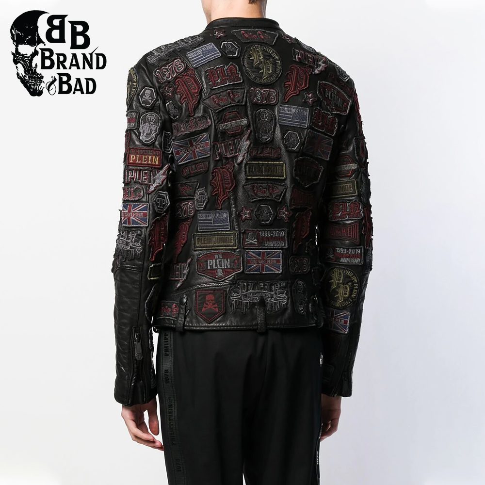 BB Perfect Patches Biker Jacket for Men’s