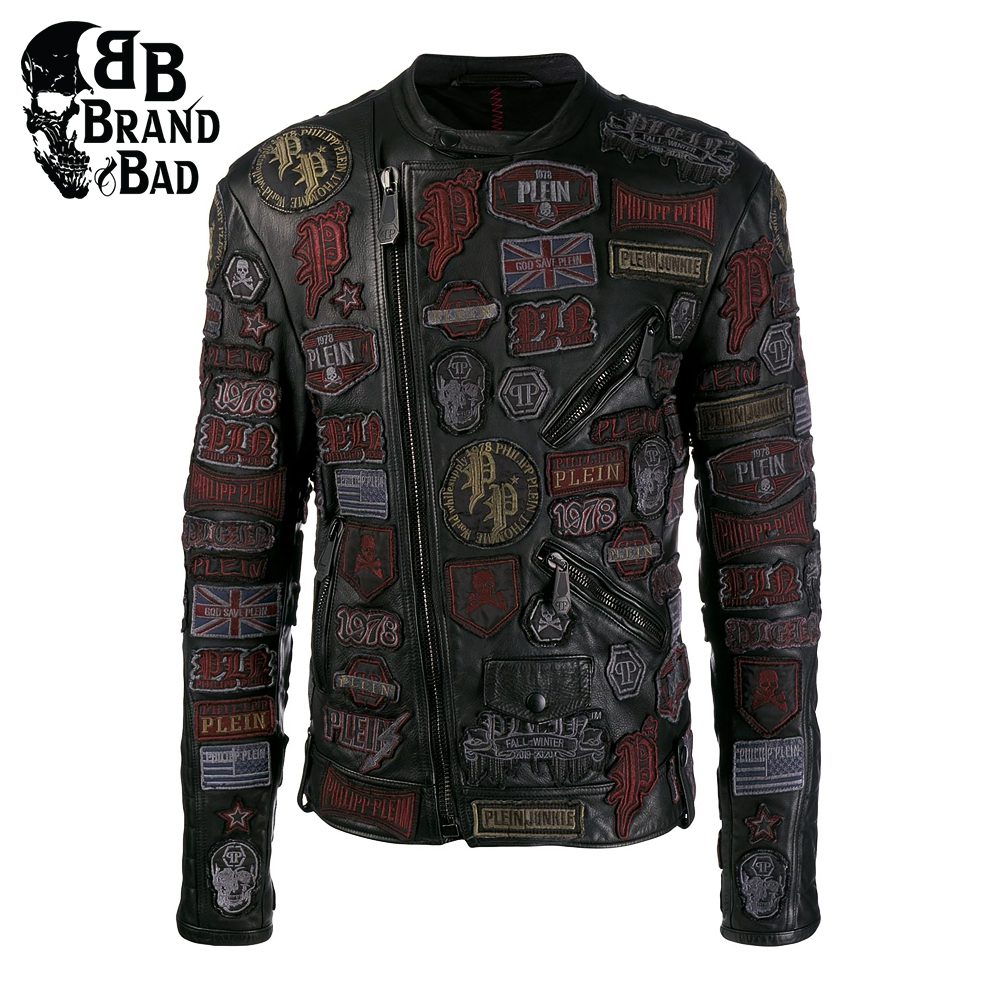 BB Perfect Patches Biker Jacket for Men’s