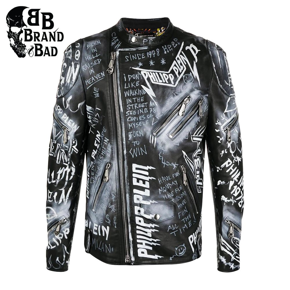 BB Leather Rock Biker Jacket For Men’s