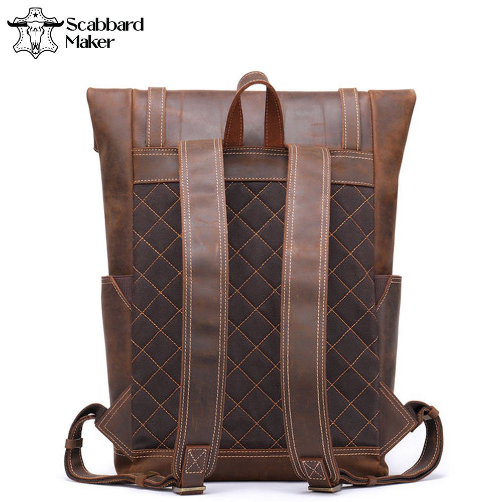 The Roller Genuine Leather Backpack