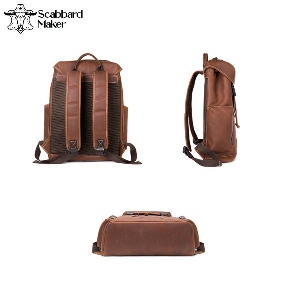 The Rucks Genuine Leather Backpack