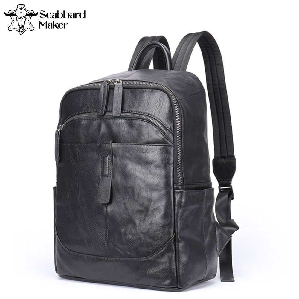 The Casual Genuine Leather Backpack.