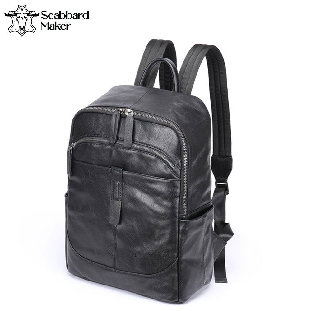 The Casual Genuine Leather Backpack.