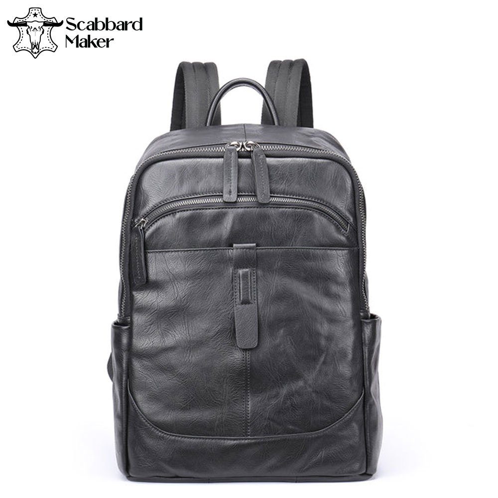 The Casual Genuine Leather Backpack.