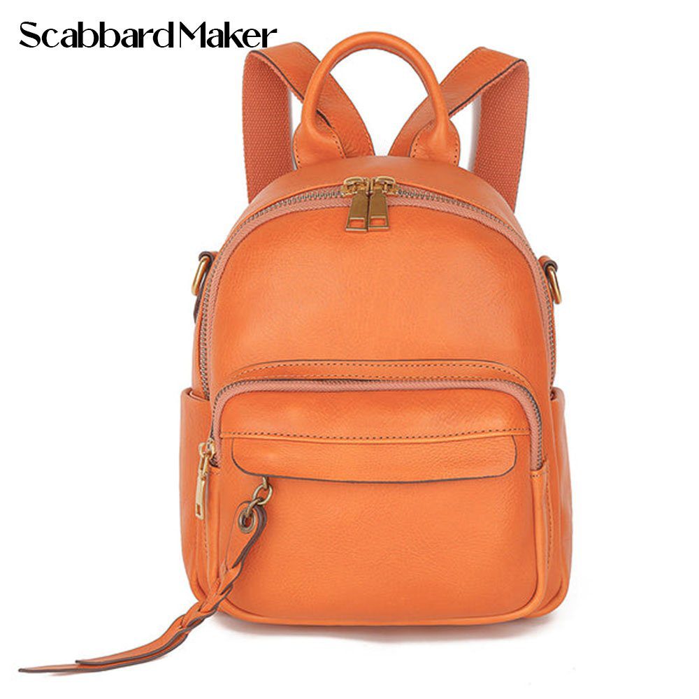 The Mini Genuine Leather Backpack.