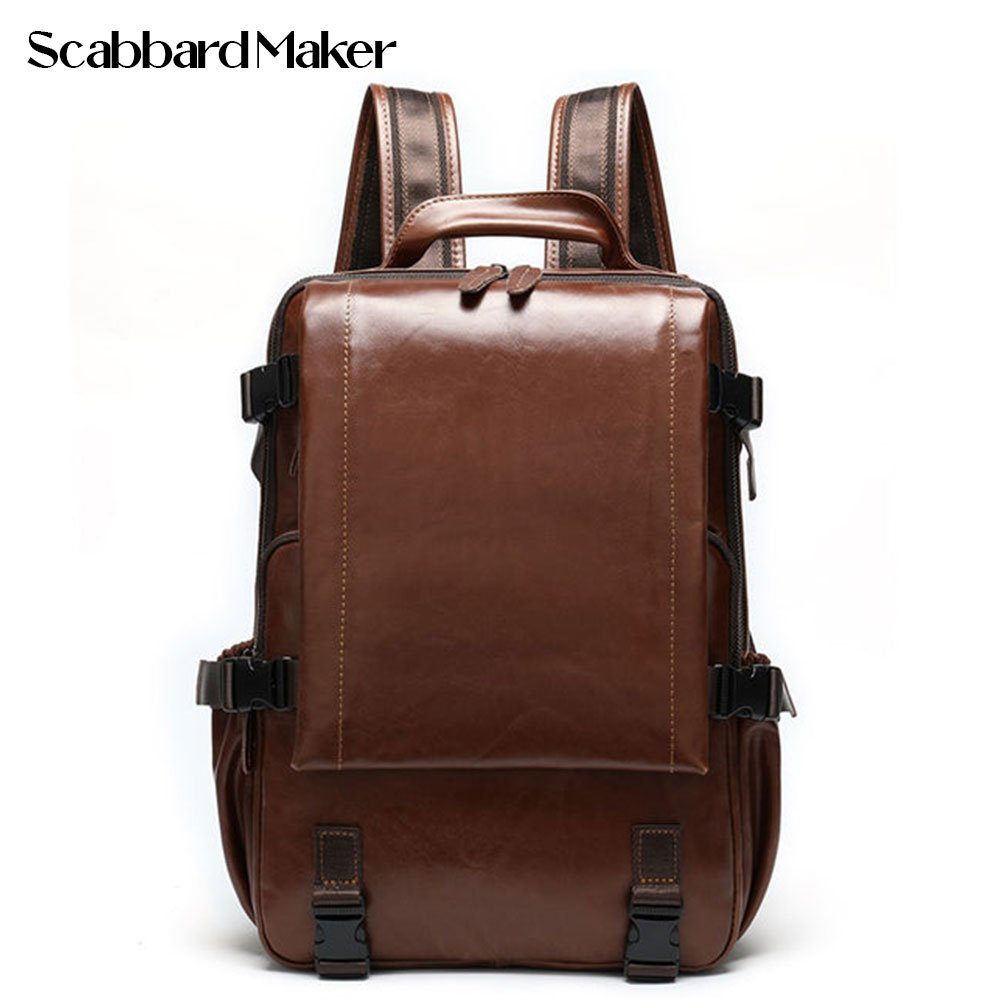 The Haversack Genuine Leather Backpack.