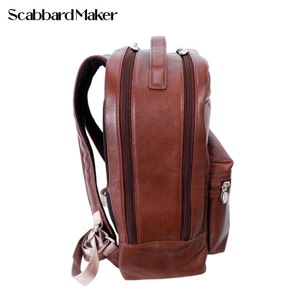 The Parker Genuine Leather Backpack.