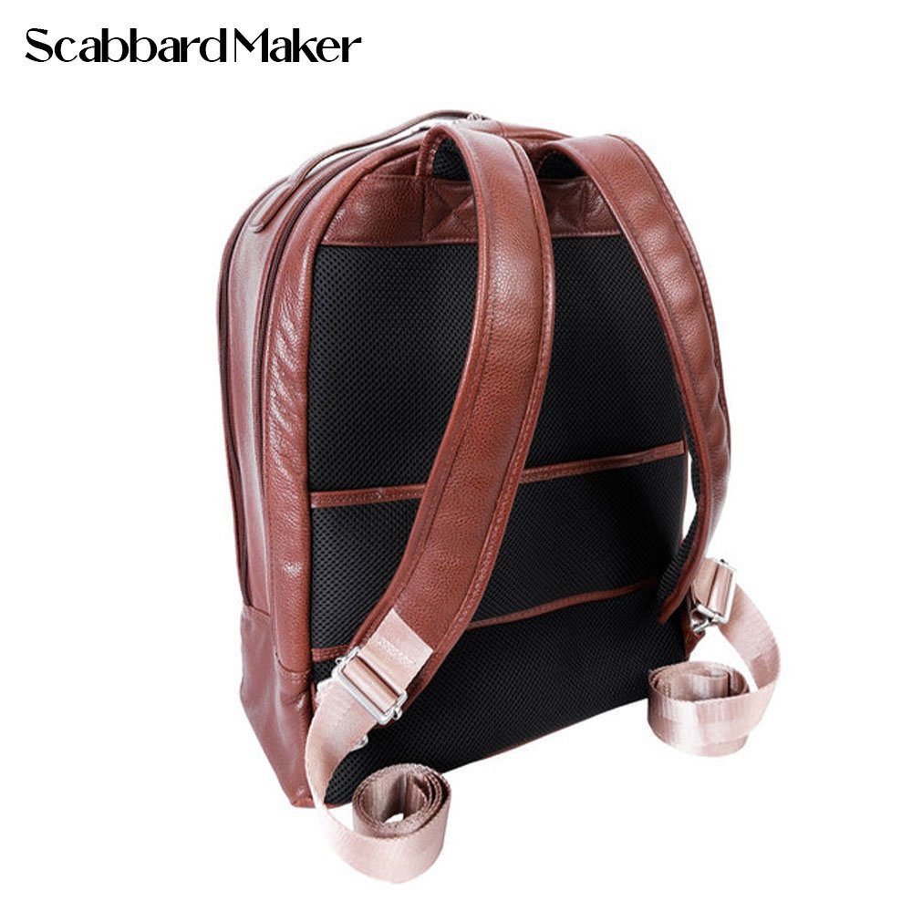 The Parker Genuine Leather Backpack.