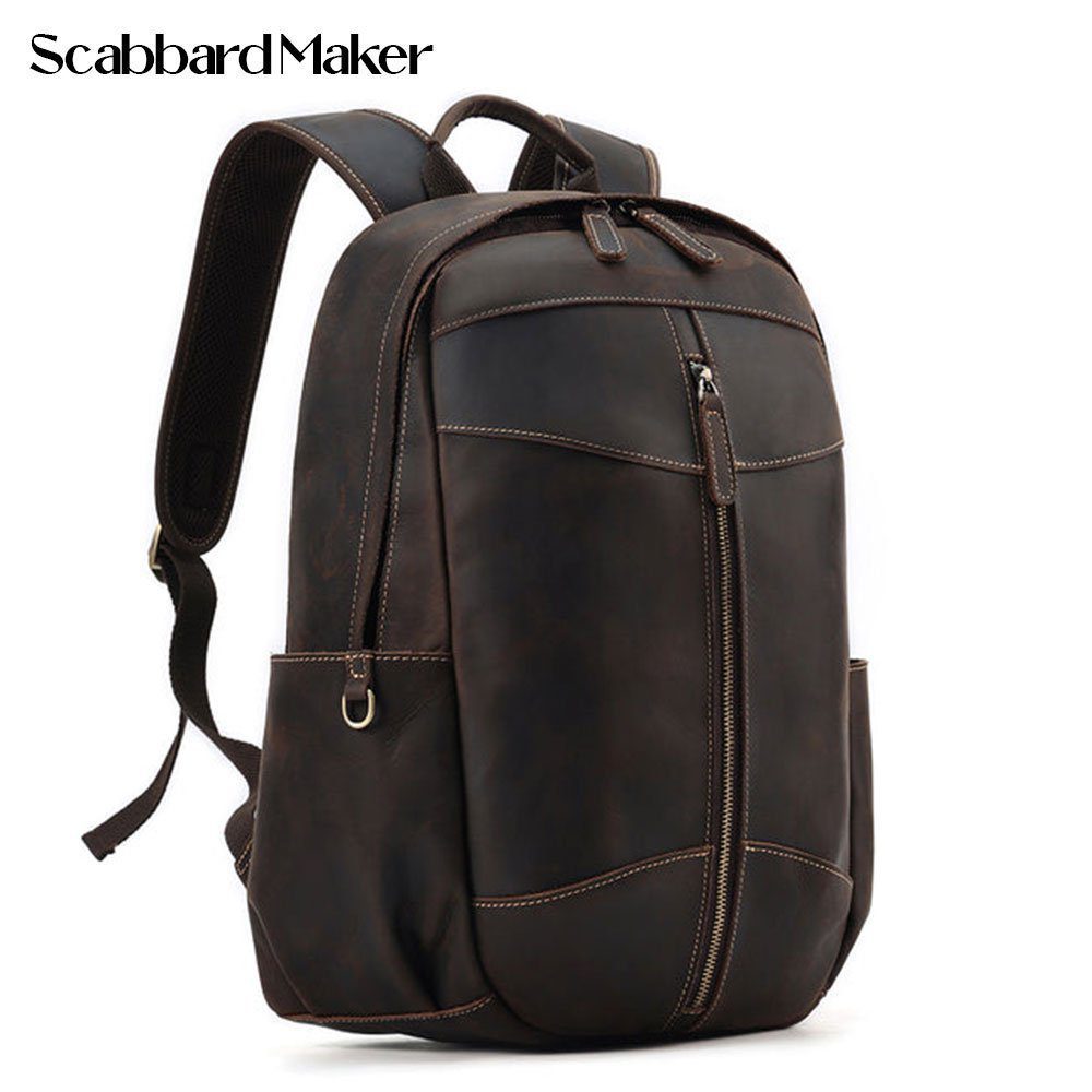 The Sector Genuine Leather Backpack.