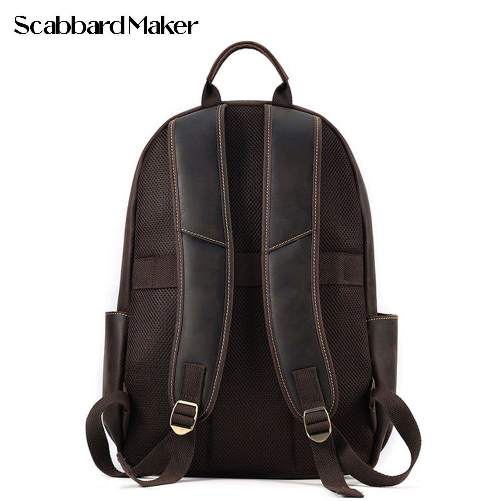 The Sector Genuine Leather Backpack.