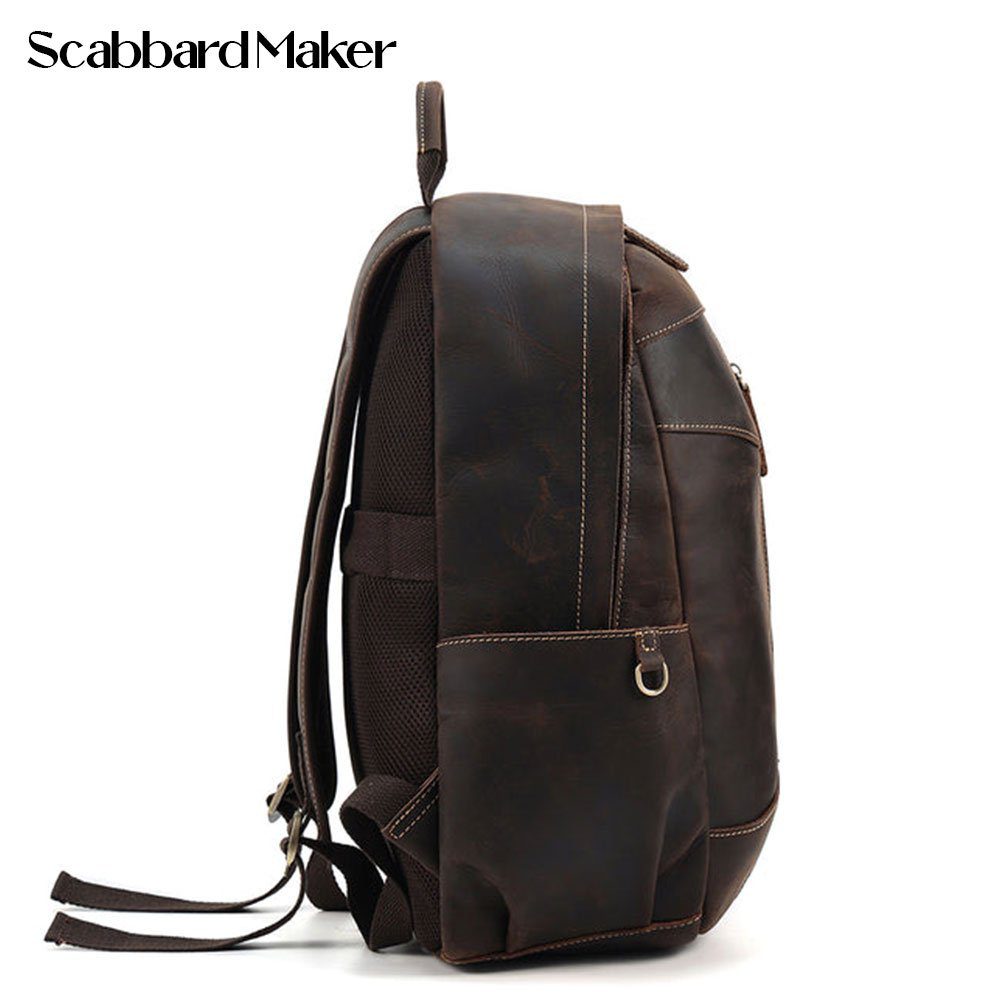 The Sector Genuine Leather Backpack.