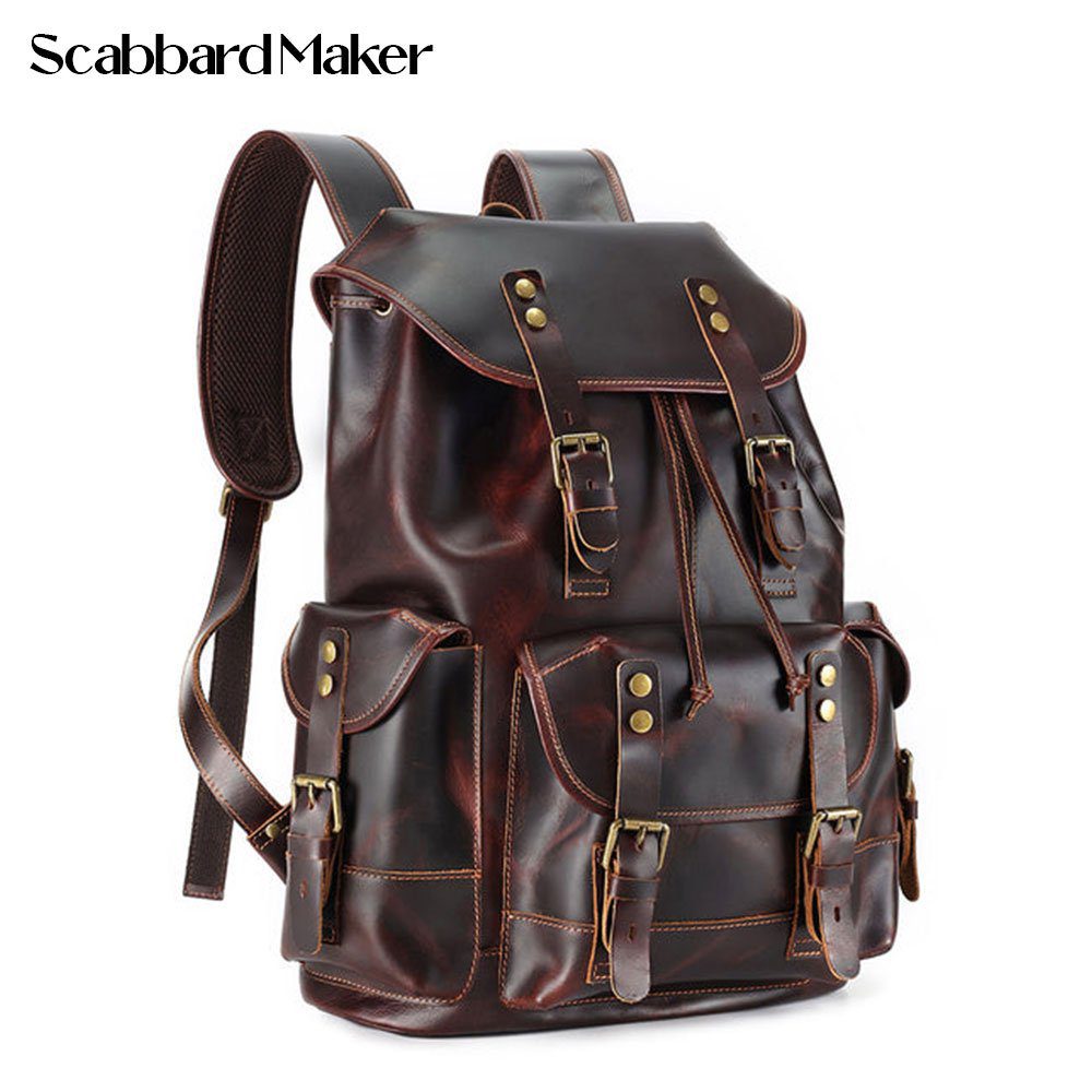 The Wax Genuine Leather Backpack