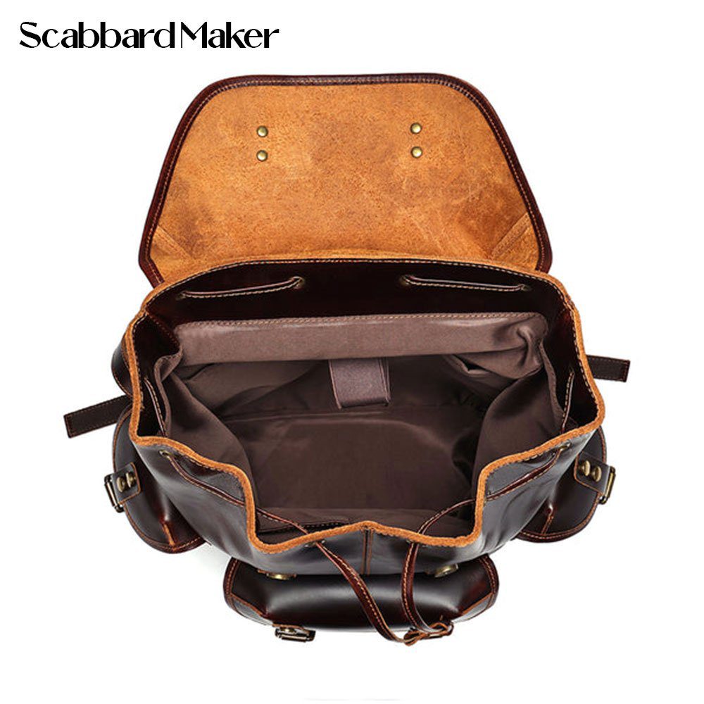 The Wax Genuine Leather Backpack