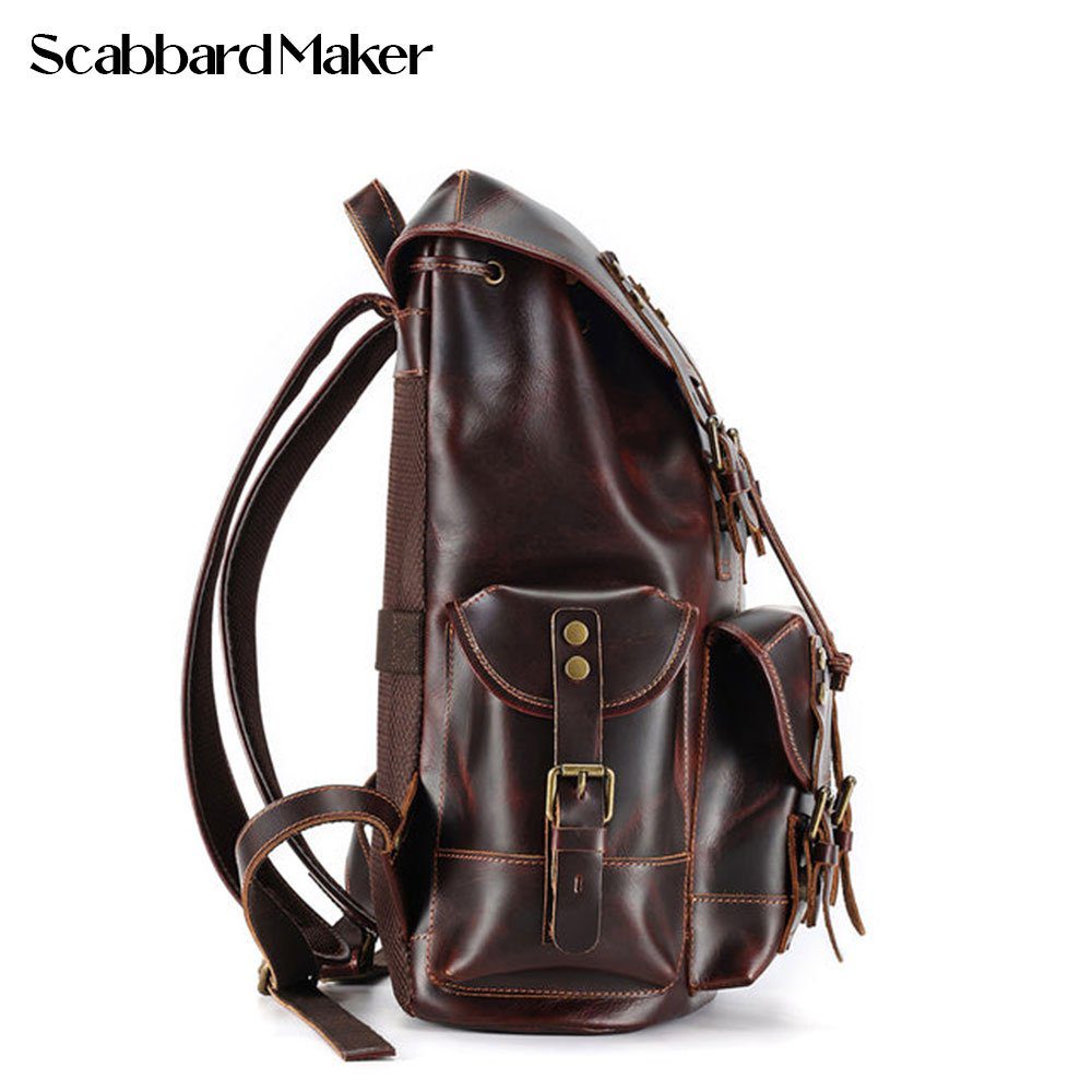 The Wax Genuine Leather Backpack