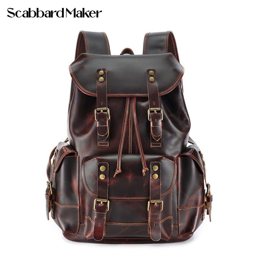 The Wax Genuine Leather Backpack